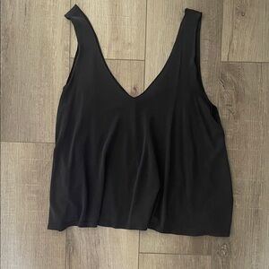 Abound Black V-Neck Tank Top